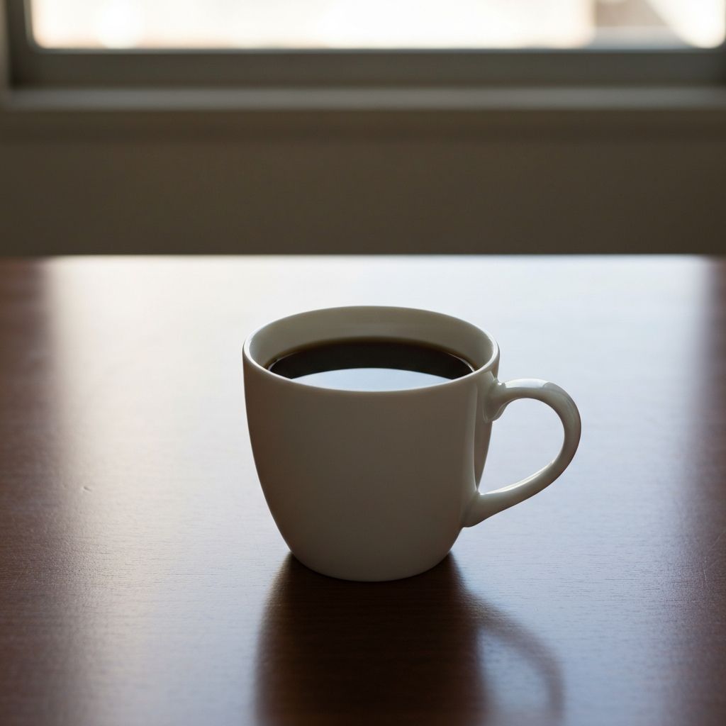 Mindful morning coffee